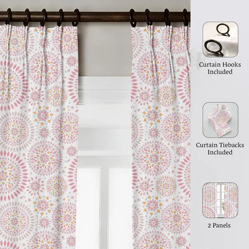 Mandala Tab Top Short Width Curtain media 4