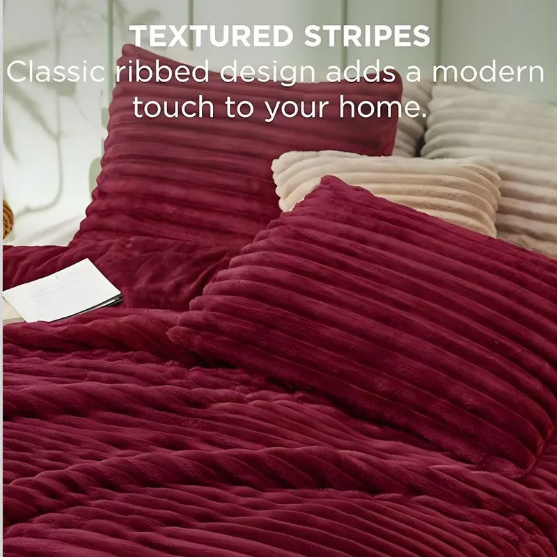 PureDrape Comfort (Maroon) Bedding Set - Four Piece Set media 4