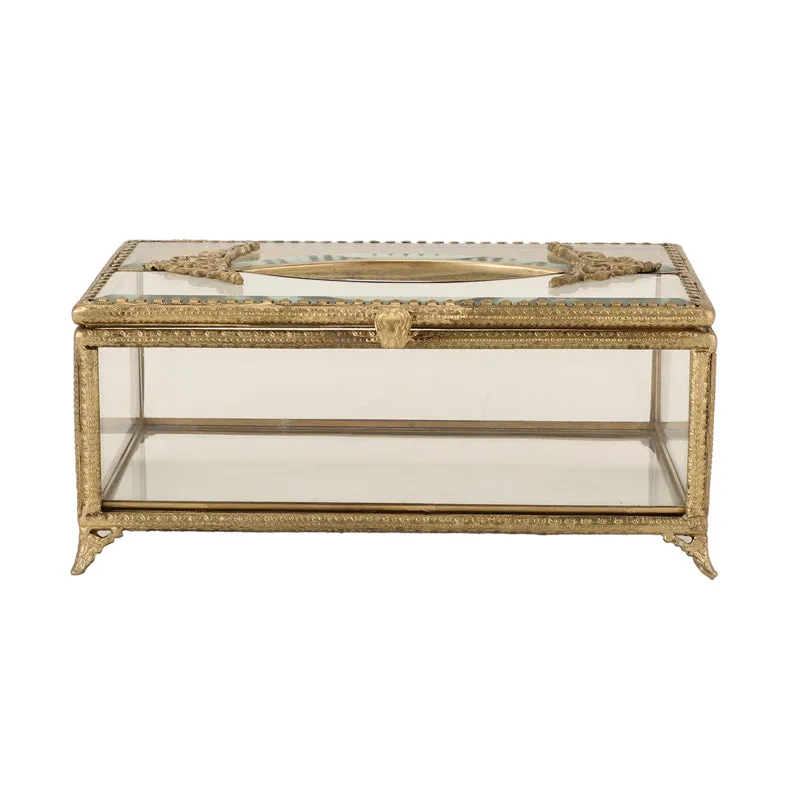 Victorian Glam Glass Tissue Box media 3
