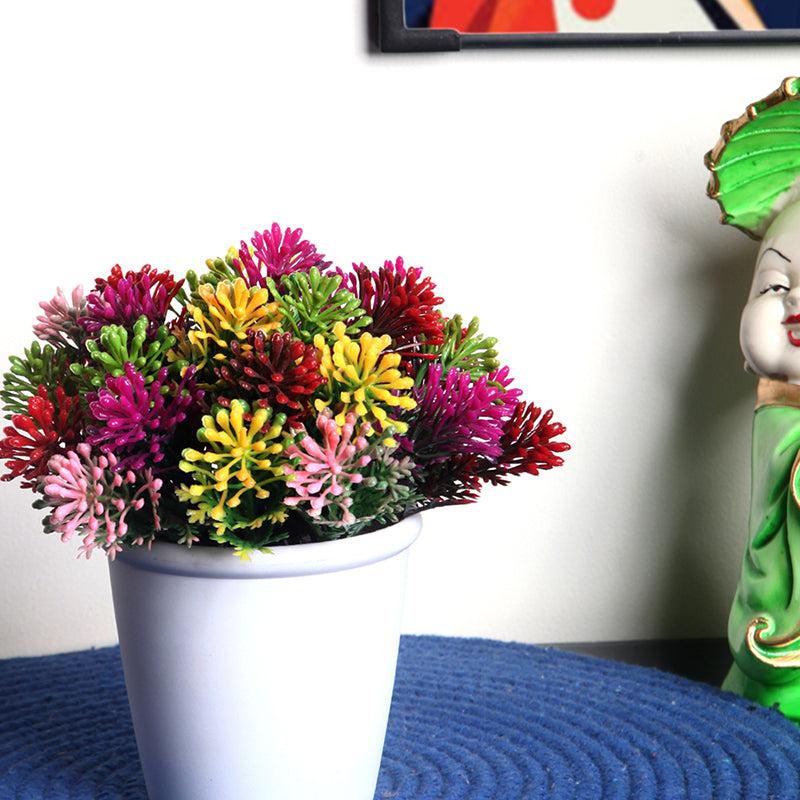 Faux Bellae Flower Bunch With Pot
