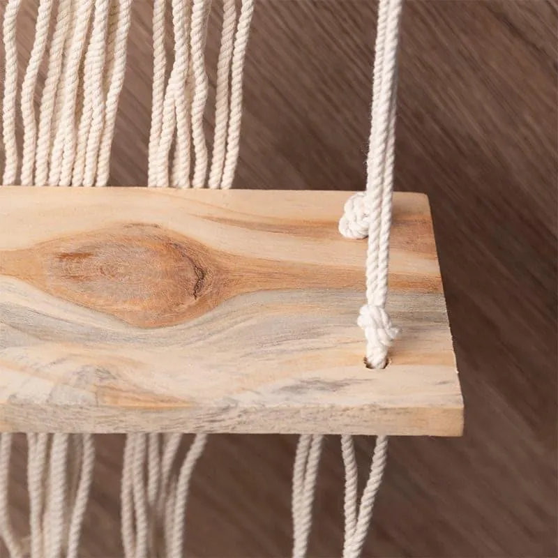 Mileva Macrame Wall Shelf media 5