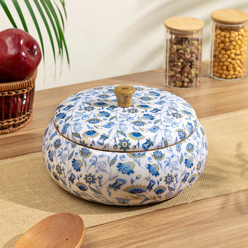 Chintz Charm Mango Wood Casserole media 3