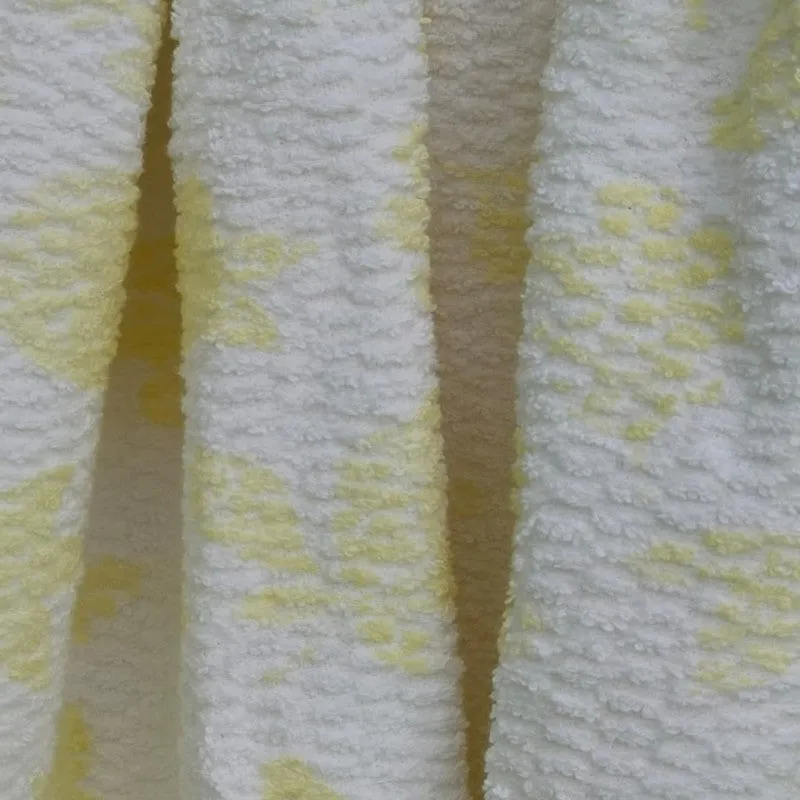 Petaline Floral Cotton Bath Towels - White media 6