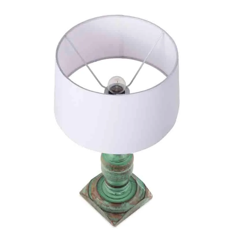 Lueur Fabric Table Lamp - Blue,White media 5