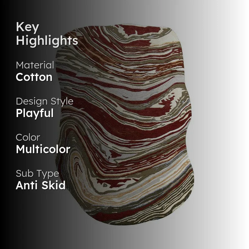 Arvion Cotton Carpet - Maroon media 2