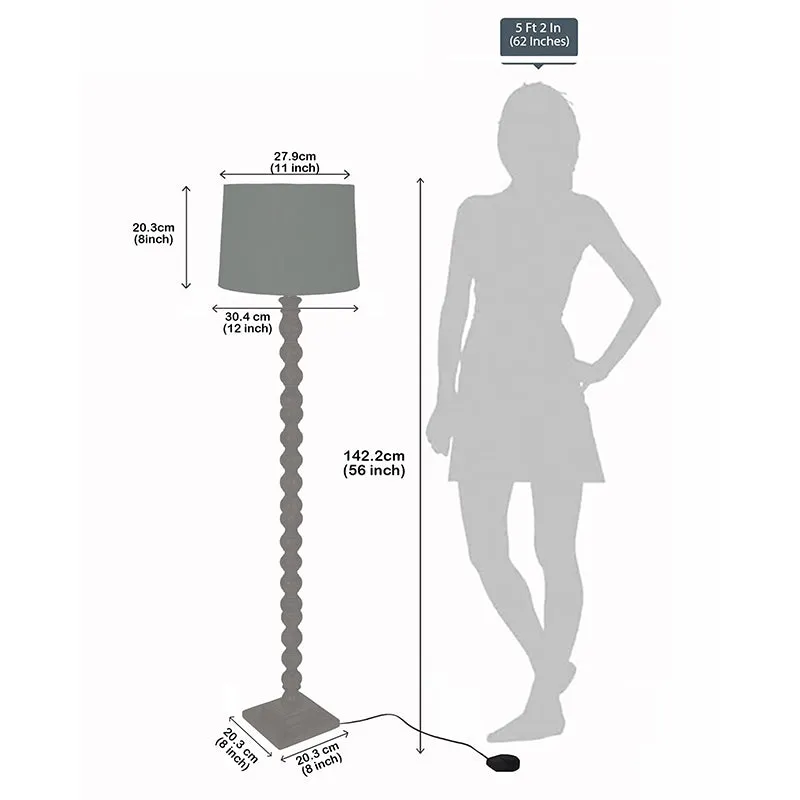 Elfin Noir Floor Lamp - Beige media 5