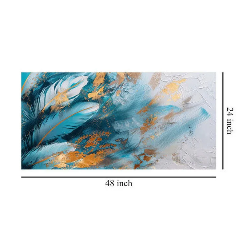 Plumage Abstract Wall Painting media 7