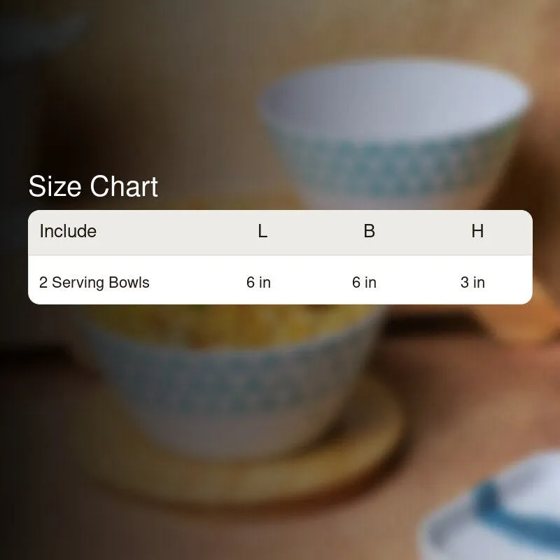Jisho Melamine Snack Bowl (Aqua/750 mL) - Set Of Two media 8
