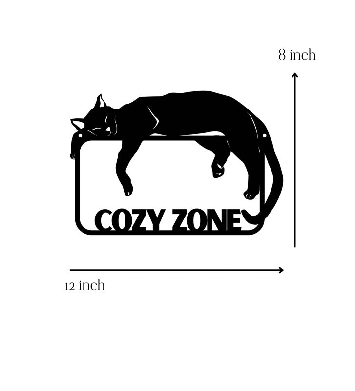 Cozy Zone Cat Nap  Mild Steel Wall Accent media 5