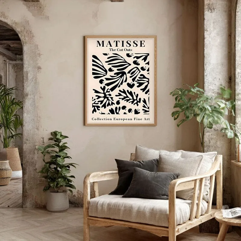 Nocturne Canvas Wall Painting With Brown Frame media 5