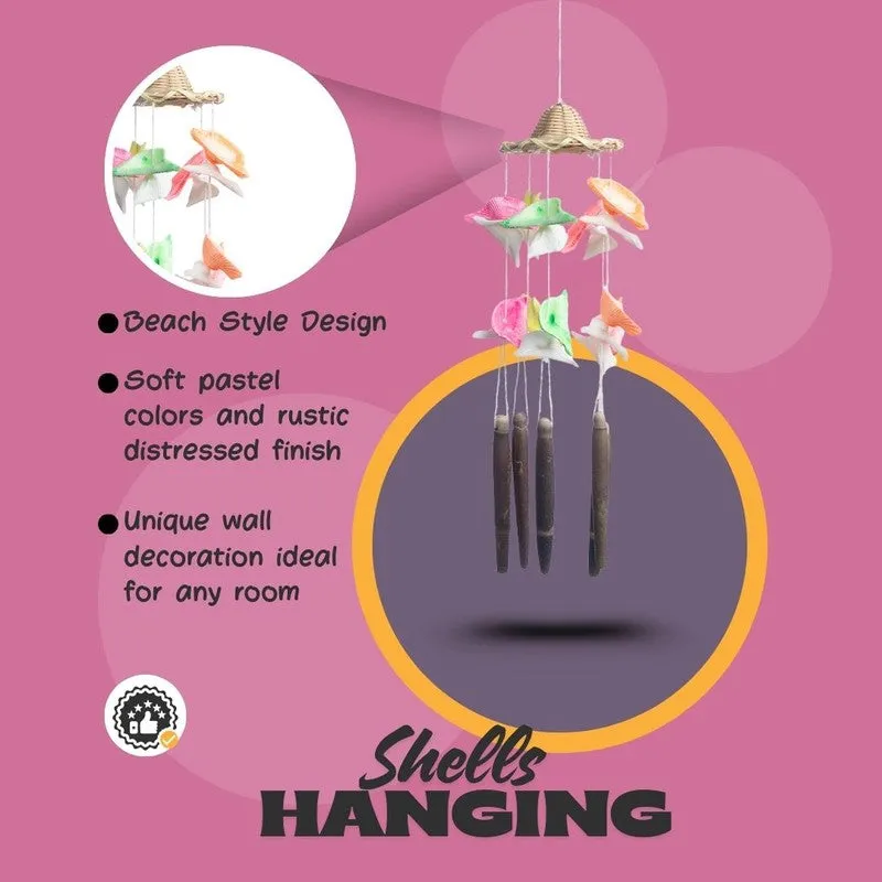 Coastal Whisper Sea Shell Windchime media 6