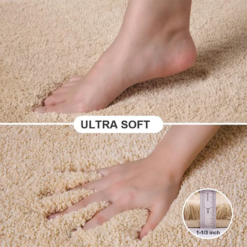 Lois Anti Skid Bath Mat - Beige media 5