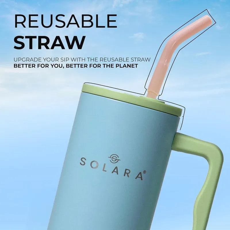 Solara Aqua Joy Stainless Steel Tumbler (1200 mL) - Light Blue media 8