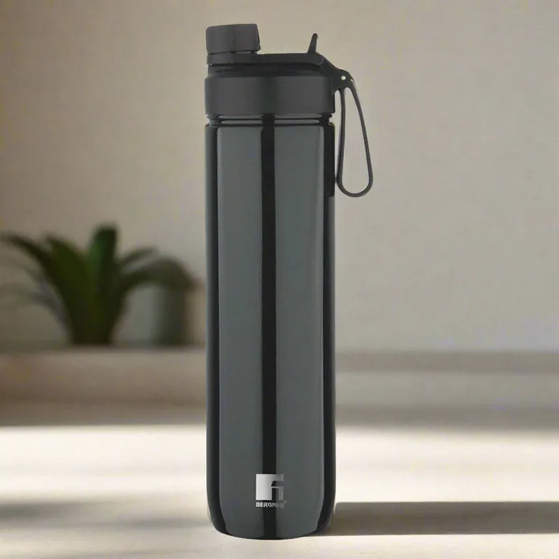 Bergner Walking Sipmate Thermosteel Hot And Cold Flask (Black) - 530 mL media 1
