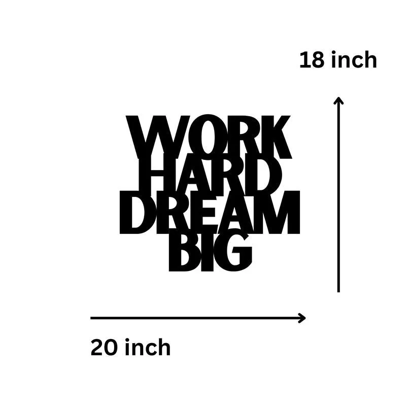 Work Hard Iron Wall Accent media 5