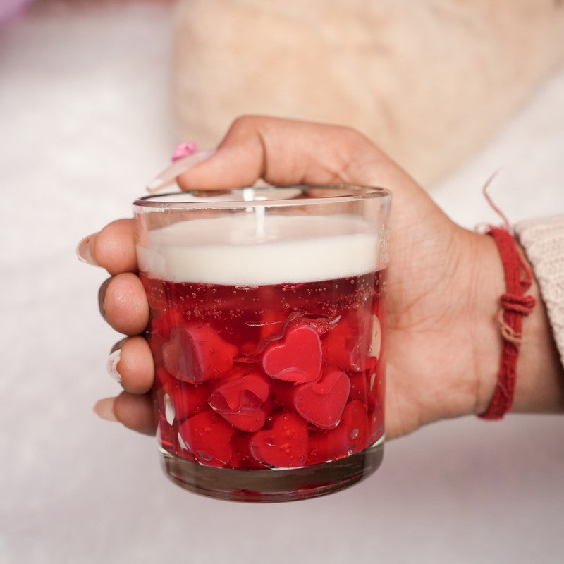 Velvet Glow Decorative Candle - Red media 9