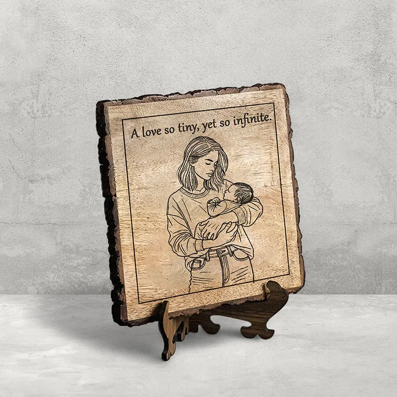 Tiny, Yet Infinite Wood Showpiece - Square media 3