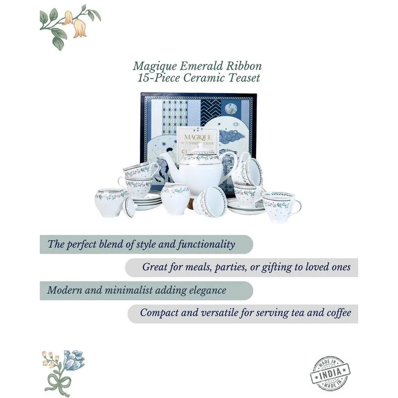 BrewAura Tea Set & Tea Pot - Fifteen Piece Set media 11