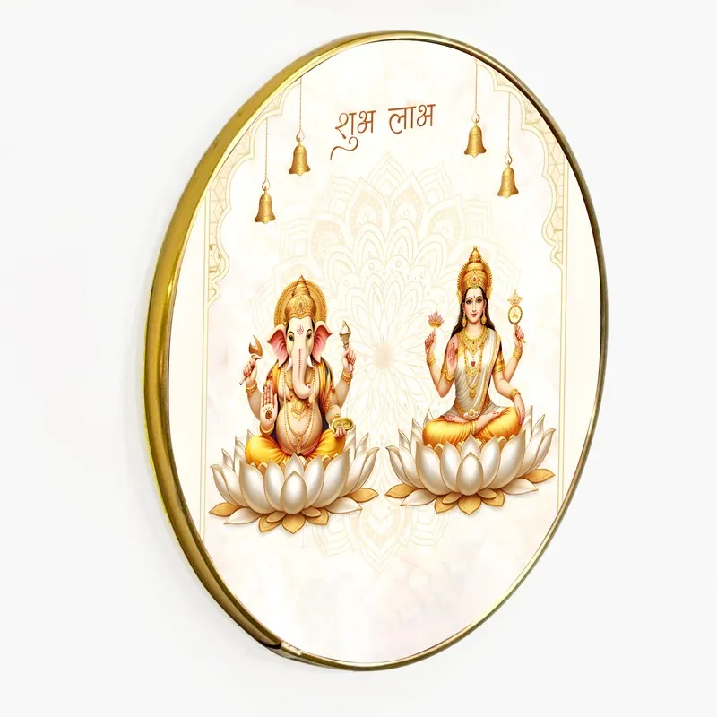 Shubh Labh Paper Wall Painting With PVC Frame media 3