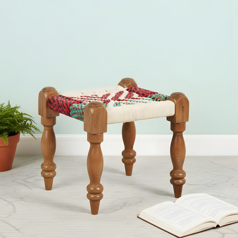 Ivrox Sheesham Wooden Bench - Multicolor media 4