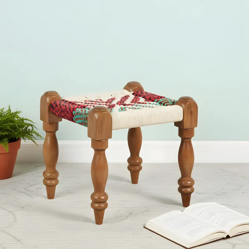 Ivrox Sheesham Wooden Bench - Multicolor media 4