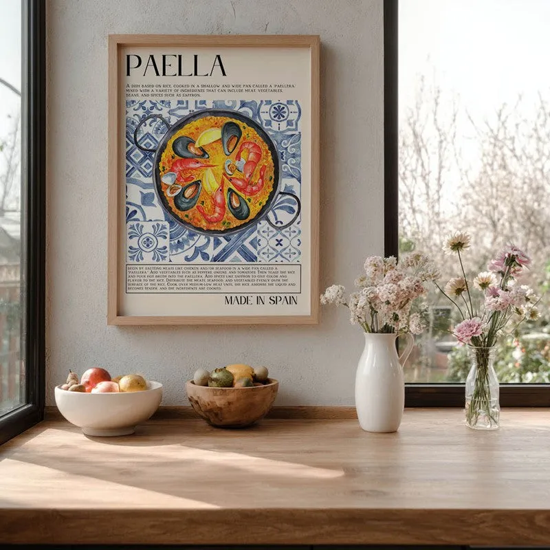 Paella Archival Canvas Wall Art - Brown media 6