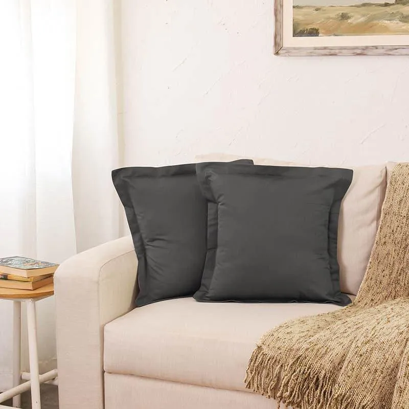 Pepper Cushion Cover (Grey) - Set of Two media 1