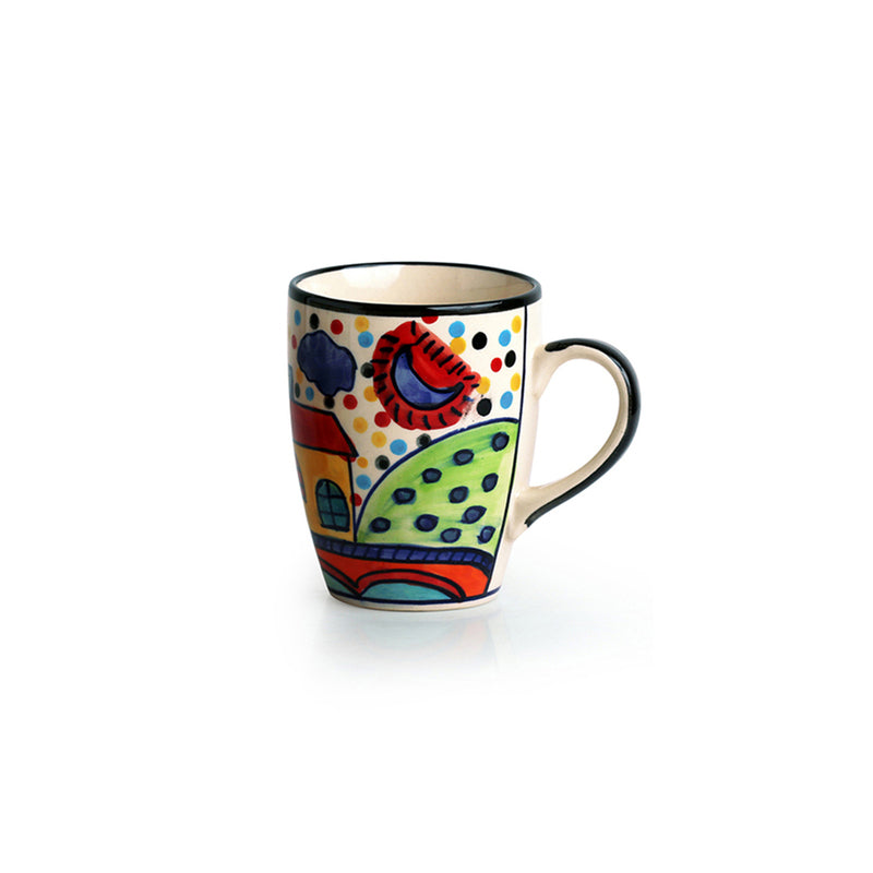 Sweet Ceramic Coffee Mug (270 mL Each) - Set of Four media 5
