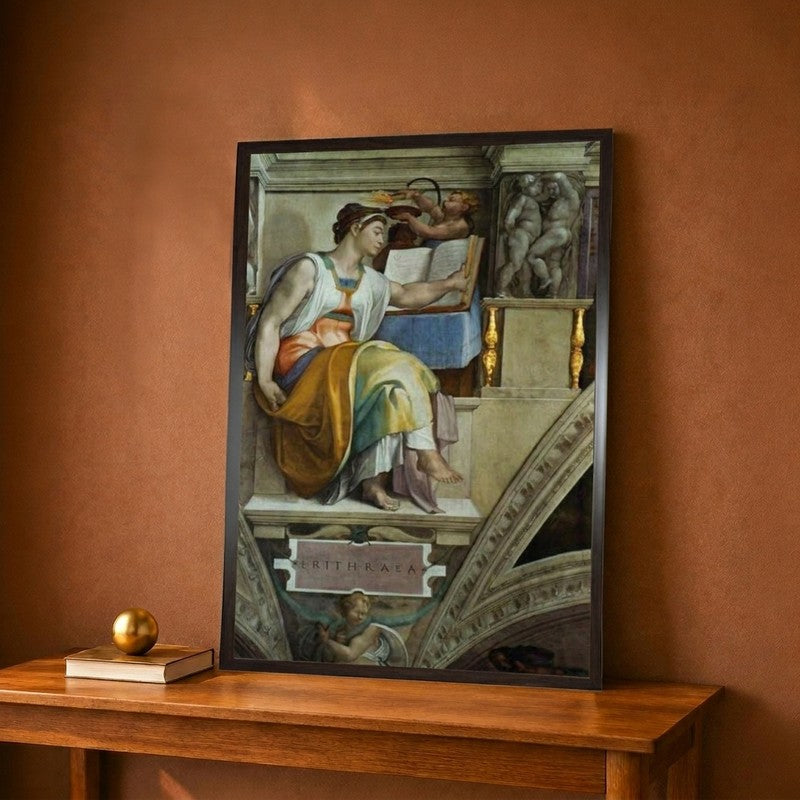 The Sistine Chapel's Ceiling Frescos after Restoration Canvas Wall Painting - 12 x 18 Inches
