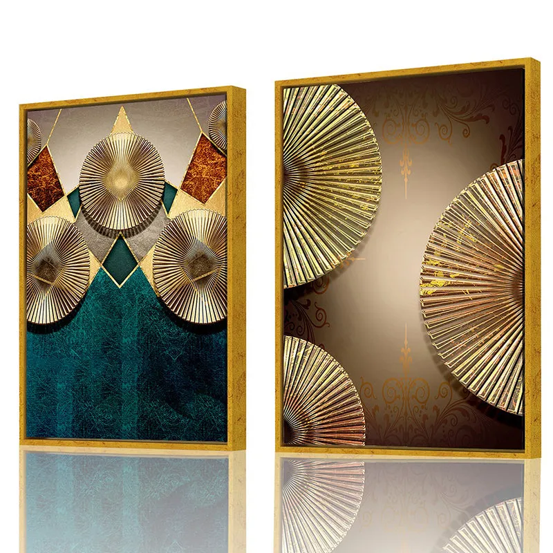 Gilded Luxury Wall Art - Set Of Two media 3