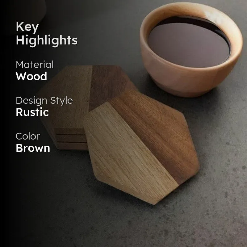 Hexa Home Coaster - Set Of Four media 2