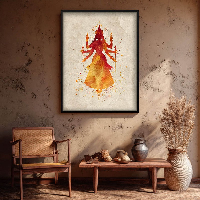 Shakti Swarupa Durga Maa Archival Paper Wall Art