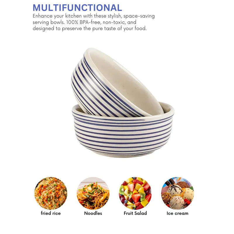 Tiare Serving Bowl (Blue/550 mL) - Set Of Two media 6