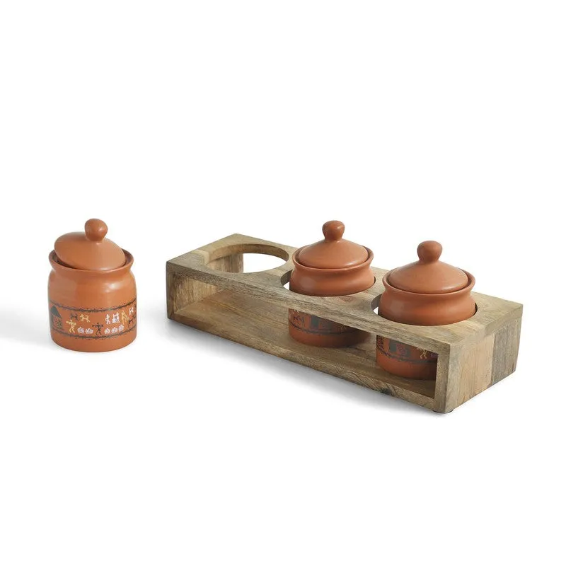 Myra Essence Ceramic Jar (250 mL) - Four Piece Set - 3