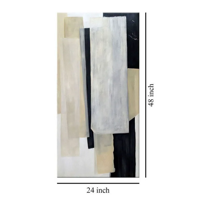 Geometric Blockage Abstract Wall Painting media 7