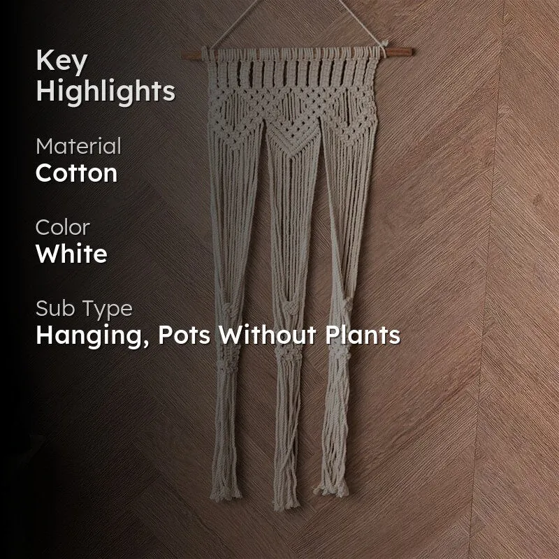 Zuri Macrame Planter media 2