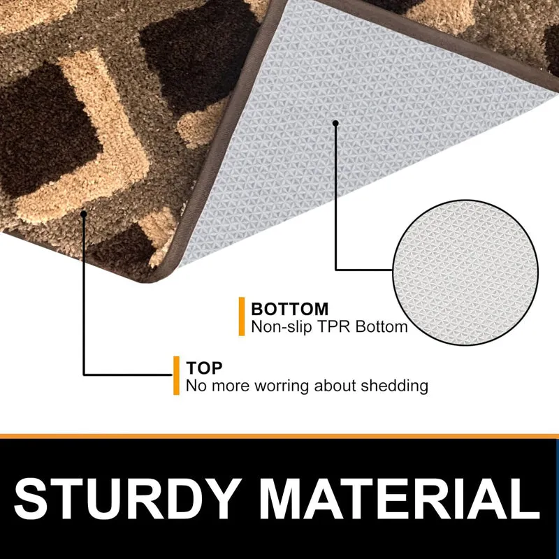 Soft Treads Microfiber Bath Mat - Brown media 6