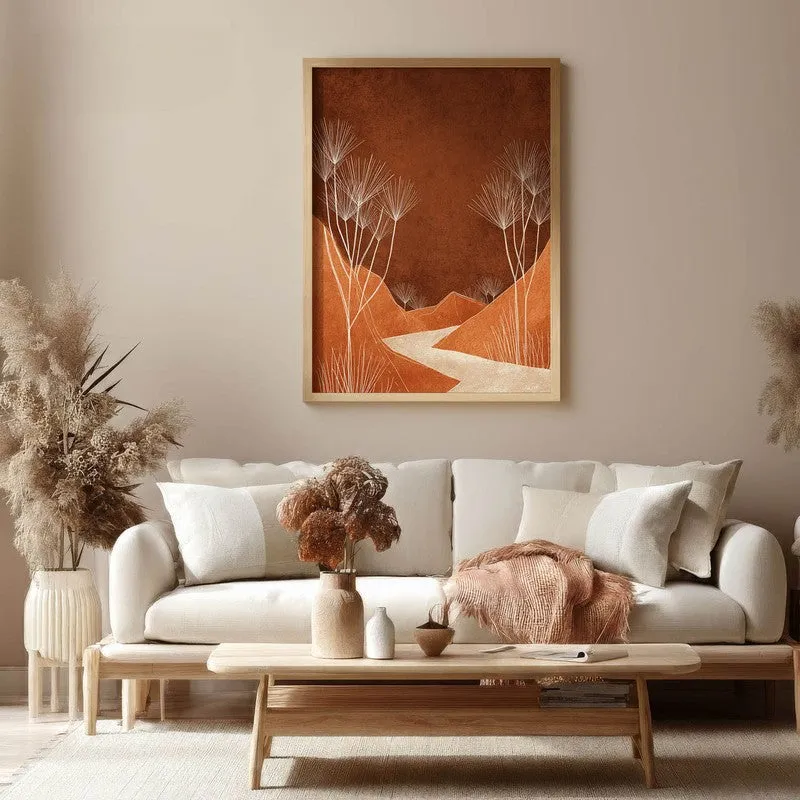 Vanpath Canvas Wall Painting With Brown Frame media 6