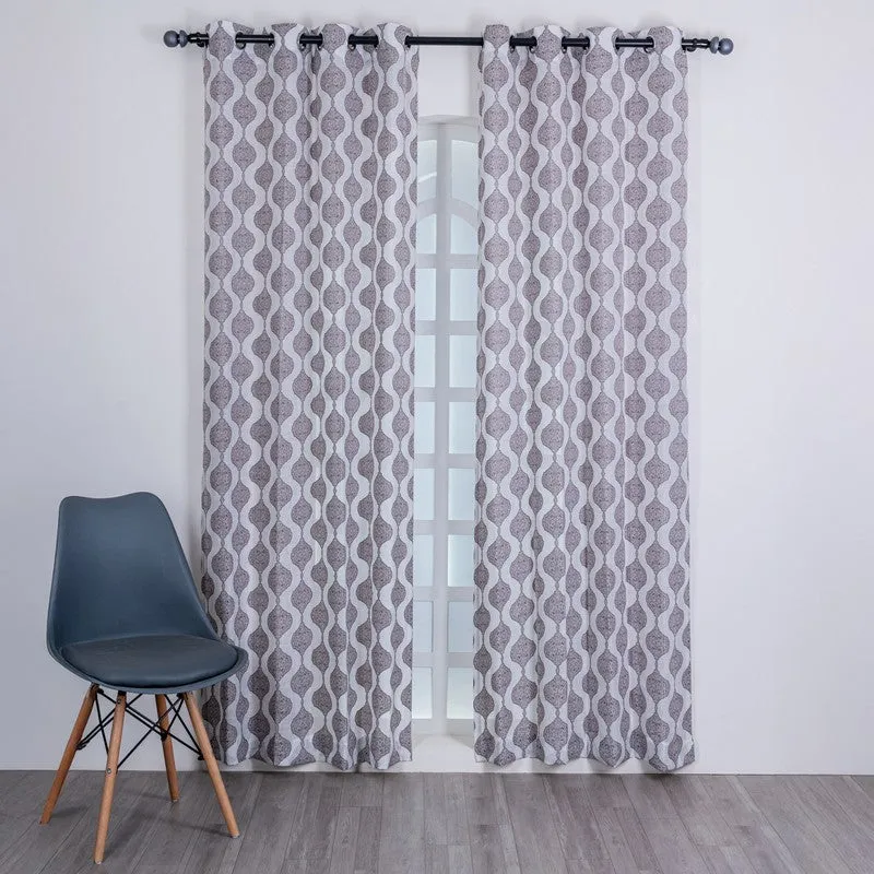 Param Kala Grace Curtain - Set Of Two media 3
