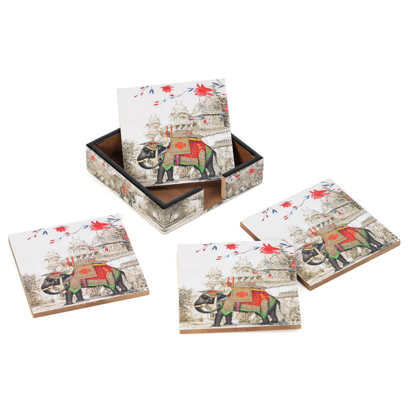 Mughal Serenade Coaster - Set Of Four media 4