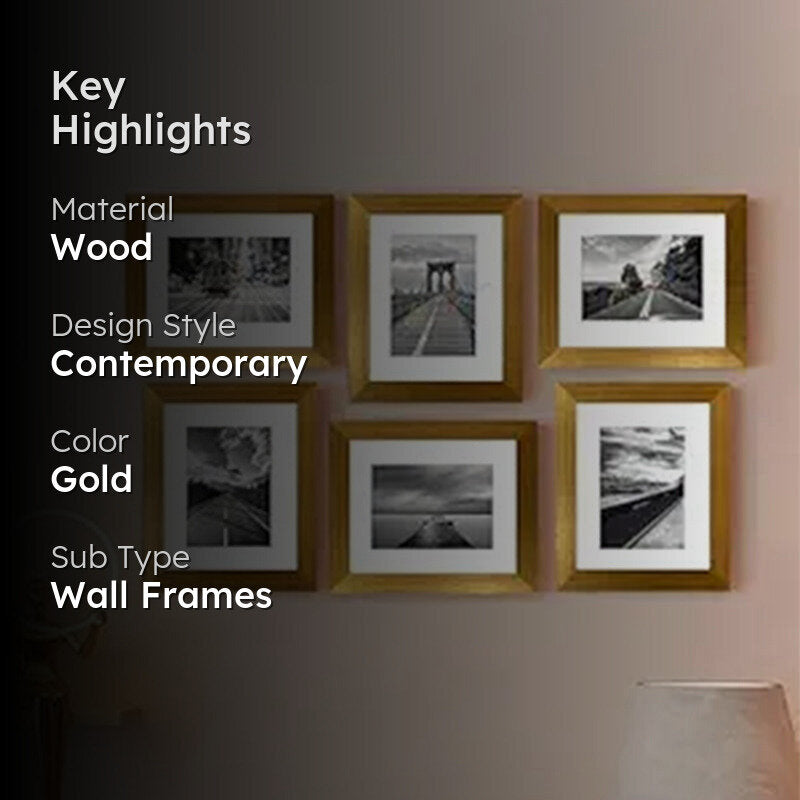 Willowwood Photo Frame (Gold) - Set Of Six media 2