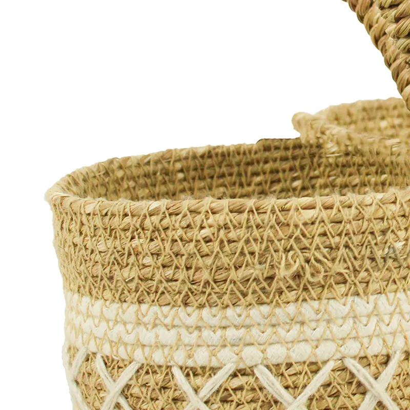 Araiya II Sea Grass Natural Fiber Storage Basket media 5