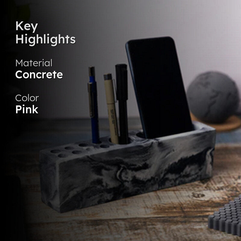 Bracia Pink Desk Organizer media 2