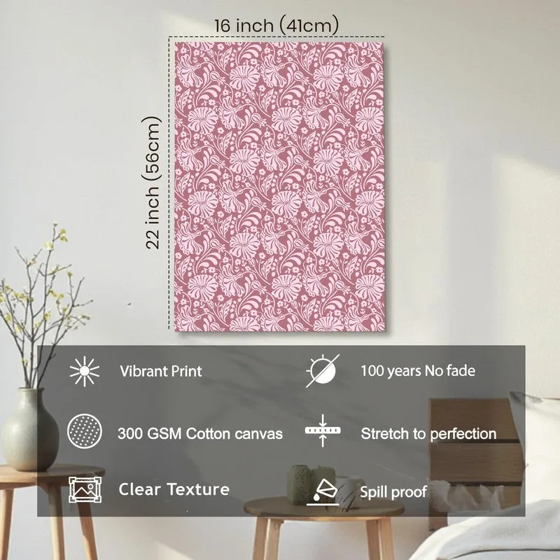 Line Petals Canvas Wall Art media 9
