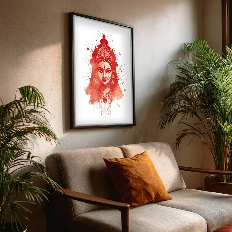 Divine Mother Durga Devi Archival Paper Wall Art media 3