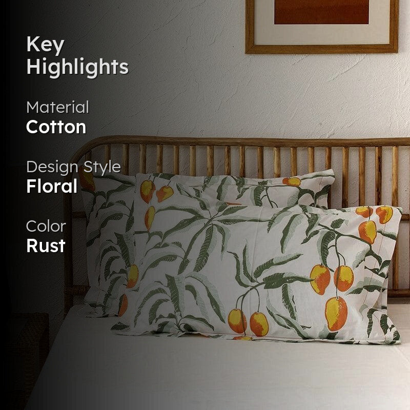 Amra Pillow Cover -  Rust media 2