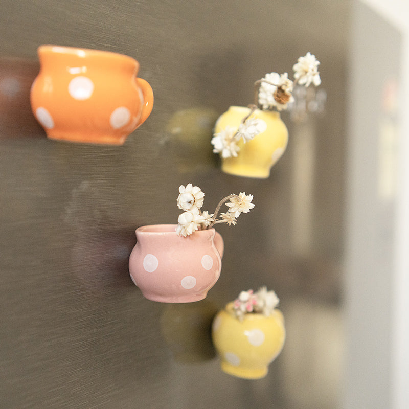 Garden Party Magnetic Fridge Planter - Set Of Four media 3
