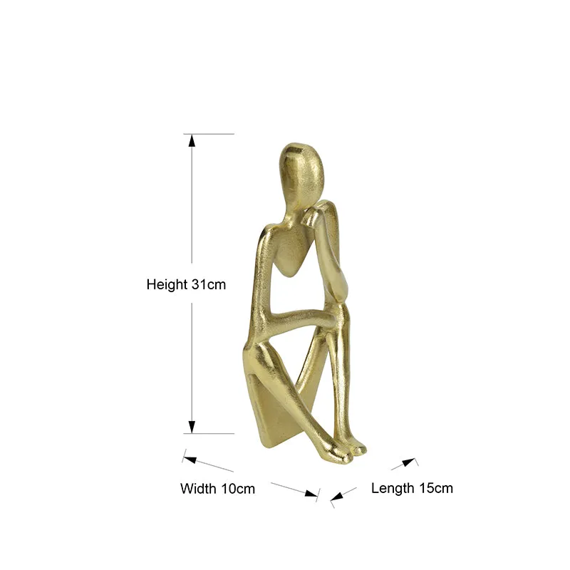 Muted Soul Aluminium Showpiece - Gold media 6