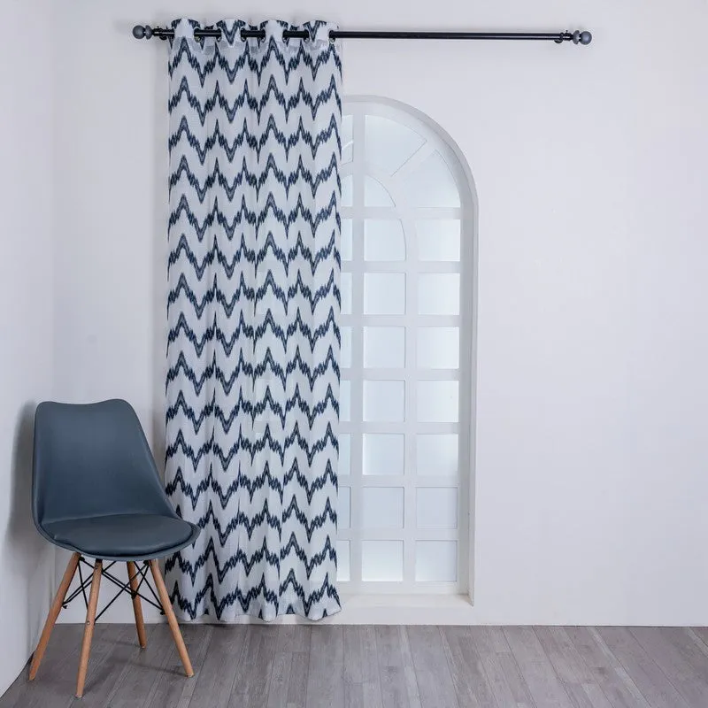 Zyvara Artform Printed Curtain - Set Of Two media 4