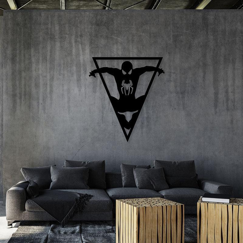 Spiderman Marvel Comics Black Iron Wall Accent
